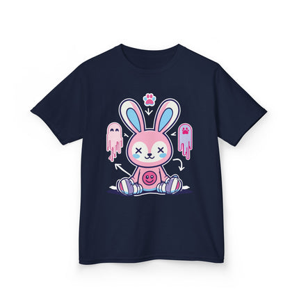 Kawaii Ghost Bunny Kids T-Shirt