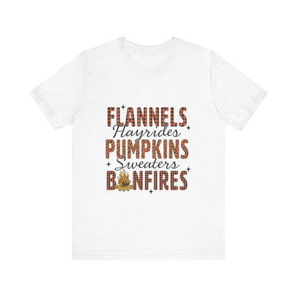 Fall Checklist Bonfire Tee