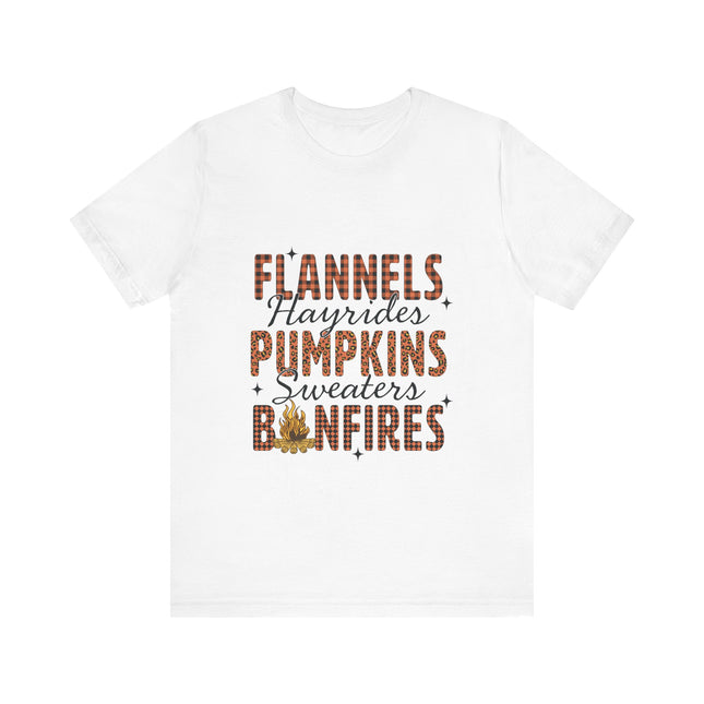 Fall Checklist Bonfire Tee