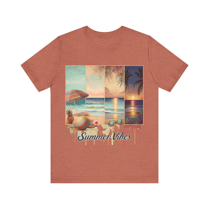 Drip Sunset Collage Tee