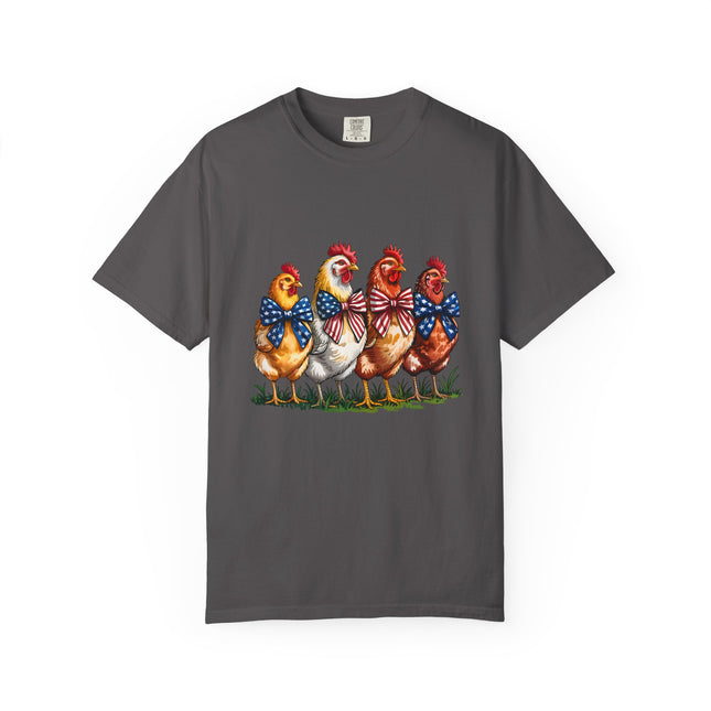 Cluckin' Patriotic Squad Tee