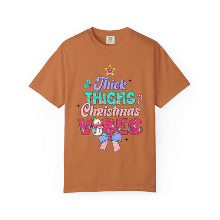 Thick Thighs Christmas Vibes Tee