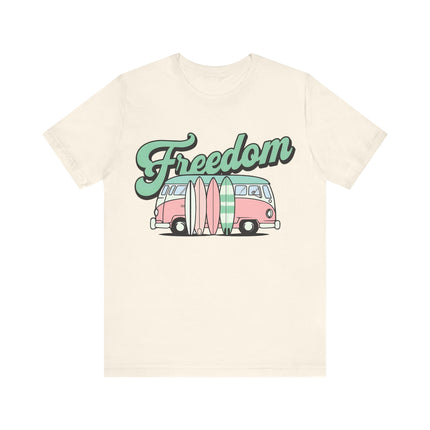 Retro Freedom Surf Van Tee