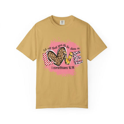 Let Love Be Your Guide Bible Verse Tee