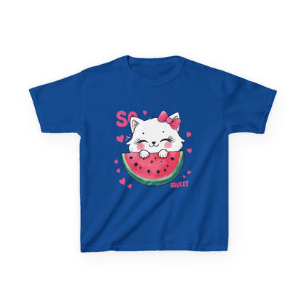 So Sweet Kitty Watermelon Kids T-Shirt