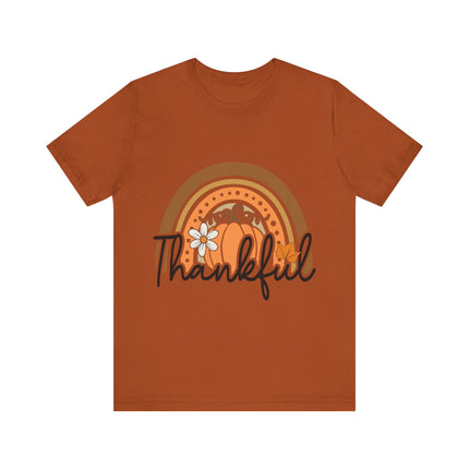Thankful Rainbow Pumpkin Tee