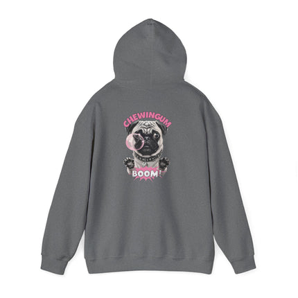 Pug Chewing Gum Boom Hoodie