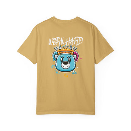 Work Hard Crowned Bear Tee