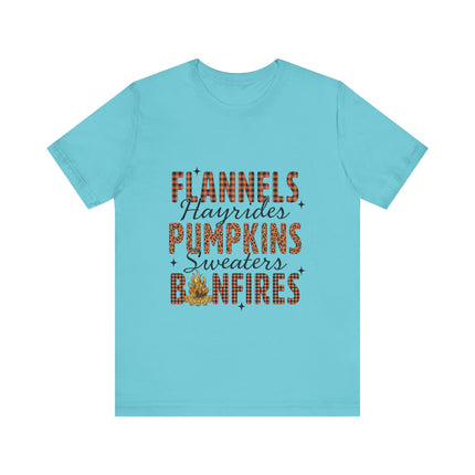 Fall Checklist Bonfire Tee