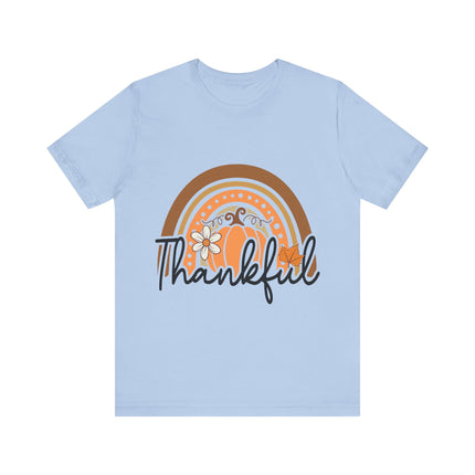 Thankful Rainbow Pumpkin Tee