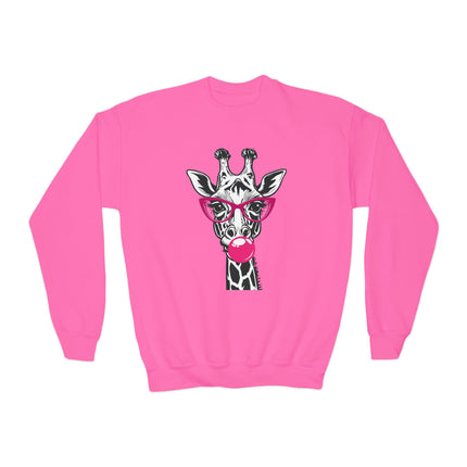 Glam Giraffe – Youth Sweatshirt