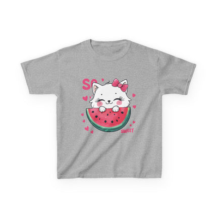 So Sweet Kitty Watermelon Kids T-Shirt
