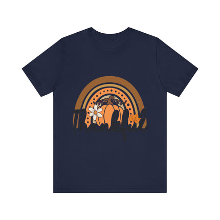 Thankful Rainbow Pumpkin Tee