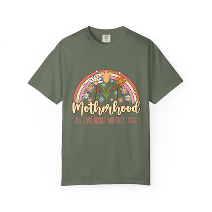 Motherhood Love Rainbow Tee
