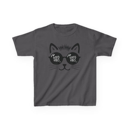 Cool Cat Good Vibes Kids T-Shirt