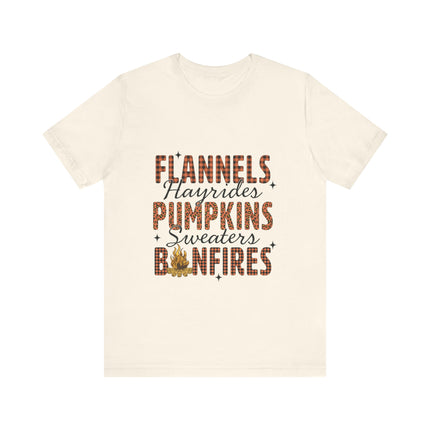 Fall Checklist Bonfire Tee