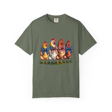 Cluckin' Patriotic Squad Tee
