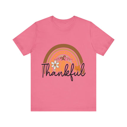 Thankful Rainbow Pumpkin Tee