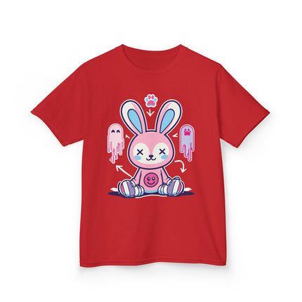 Kawaii Ghost Bunny Kids T-Shirt