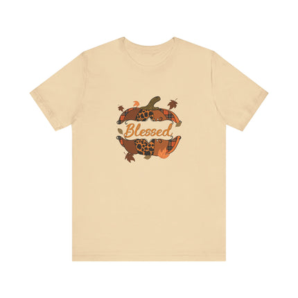 Blessed Leopard Pumpkin Tee