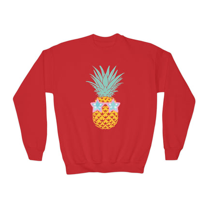 Star Shades Pineapple Youth Sweatshirt