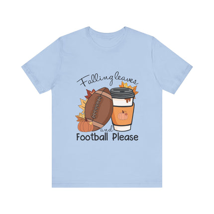Falling Leaves & Football Please Tee