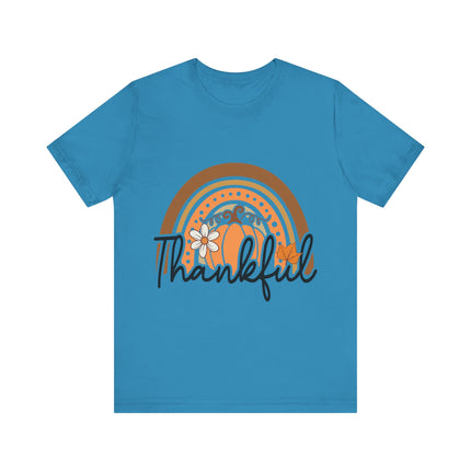 Thankful Rainbow Pumpkin Tee