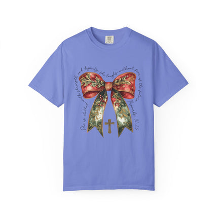 Proverbs 31 Bow Christmas Tee