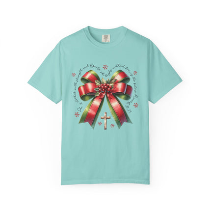 Faithful Christmas Bow Tee