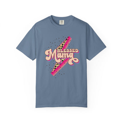 Blessed Mama Retro Bolt Tee