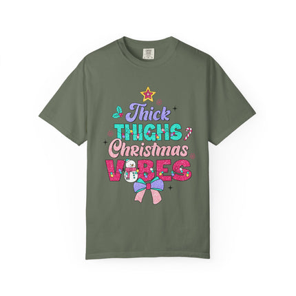 Thick Thighs Christmas Vibes Tee