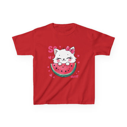 So Sweet Kitty Watermelon Kids T-Shirt