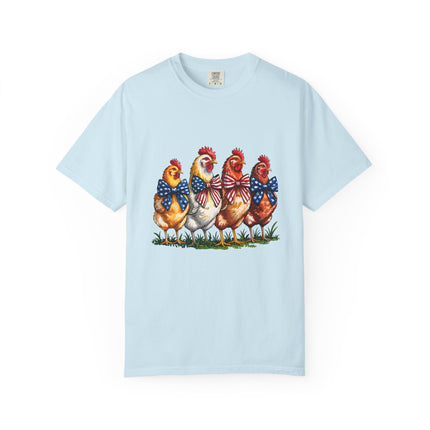 Cluckin' Patriotic Squad Tee