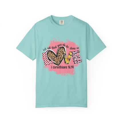 Let Love Be Your Guide Bible Verse Tee