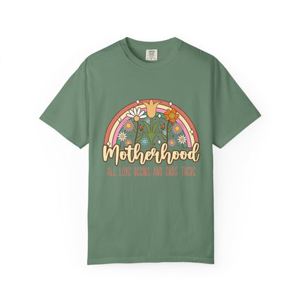 Motherhood Love Rainbow Tee