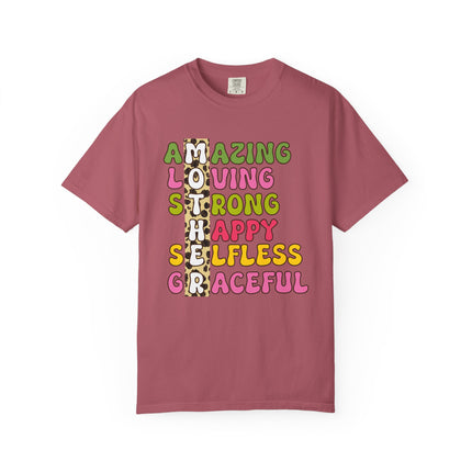 Mother Acronym Leopard Tee