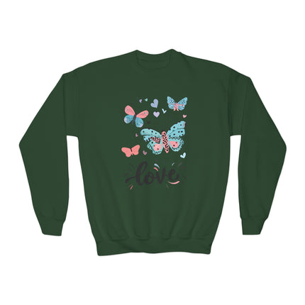 Love Butterflies Youth Sweatshirt