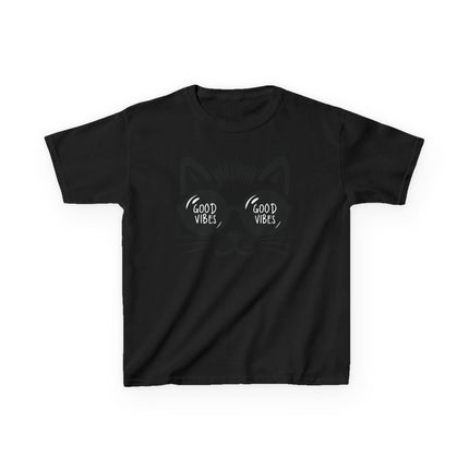 Cool Cat Good Vibes Kids T-Shirt