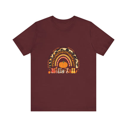 Hello Fall Rainbow Tee