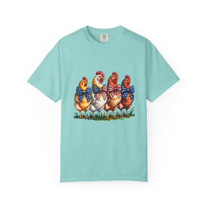 Cluckin' Patriotic Squad Tee