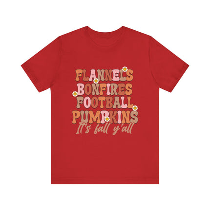 It's Fall Y’all List Tee
