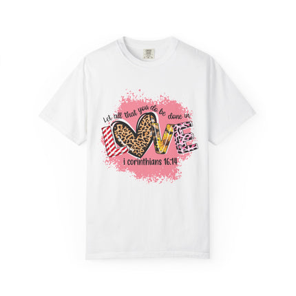 Let Love Be Your Guide Bible Verse Tee