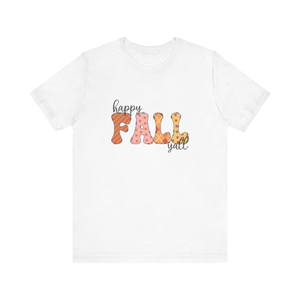 Happy Fall Y’all Patchwork Tee