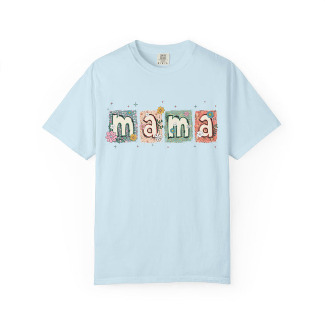 Floral Block Mama Tee