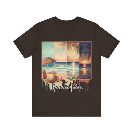 Drip Sunset Collage Tee