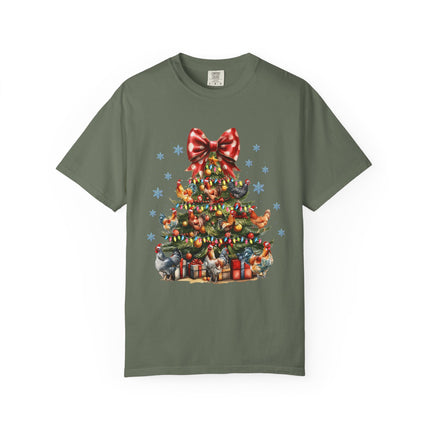 Cluckmas Tree Tee