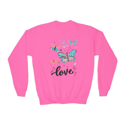 Love Butterflies Youth Sweatshirt