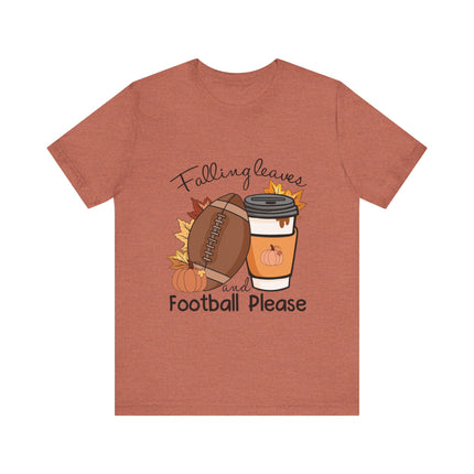 Falling Leaves & Football Please Tee