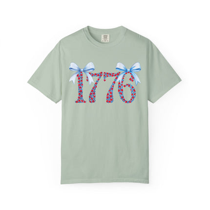 Floral 1776 Bow Tee