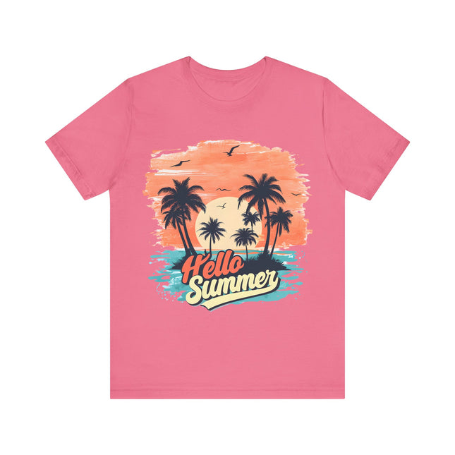 Hello Summer Sunset Tee